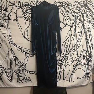 This blue velvet size 3x only worn once!